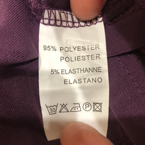 NWT Miss Morena Maxi Dress Size Small Plum Purple Rhinestone Gown - Picture 8 of 10